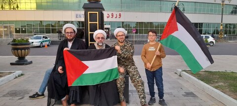 تصاویر/ اجتماع طلاب تبریزی در حمایت از فلسطین