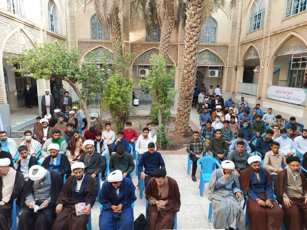 تجمّع طلاب و روحانیون شوشتر در حمایت از مردم مظلوم فلسطین + عکس