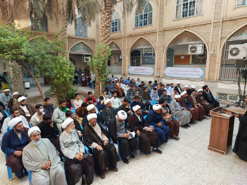 تجمّع طلاب و روحانیون شوشتر در حمایت از مردم مظلوم فلسطین + عکس