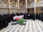 تجمع طلاب و اساتید کوثر قزوین در حمایت از فلسطین