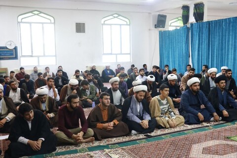 تصاویر/ نشست جهاد تبیین در مدرسه علمیه امام رضا (ع) میاندوآب