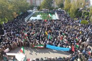 فیلم| خروش حوزویان و دانشگاهیان تبریز علیه جنایات رژیم اشغالگر صهیونیستی