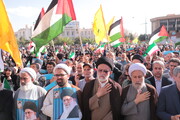 تصاویر/ تجمع مردم شیراز در محکومیت جنایات رژیم صهیونیستی