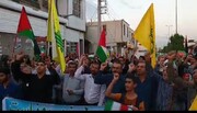 فیلم/ تجمع مردم آبپخش در محکومیت جنایات رژیم صهیونسیتی