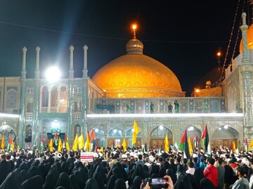 گزارشی از ابزار انزجار شبانه بانوان قمی از رژیم سفاک صهیونیستی