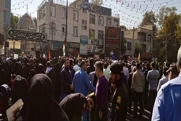 خروش مردم البرز در محکومیت جنایت جدید صهیونیست‌ها در غزه + عکس