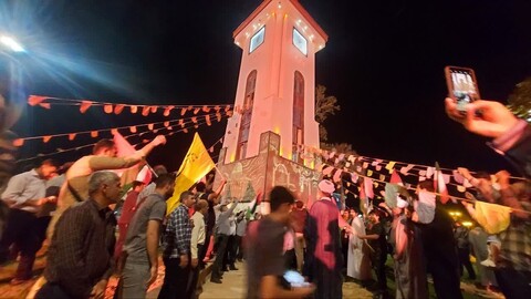تجمع مردم بوشهر در‌ میدان قدس در اعتراض به جنایت رژیم صهیونیستی