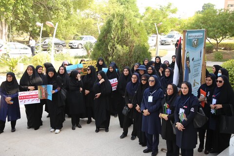 تجمع دانشجویان علوم پزشکی بوشهر در محکومیت جنایات رژیم صهیونیستی