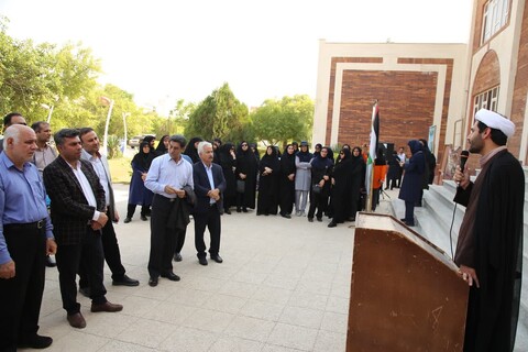 تجمع دانشجویان علوم پزشکی بوشهر در محکومیت جنایات رژیم صهیونیستی