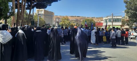 اجتماع مردمی محکومیت کشتار فلسطین در آشتیان