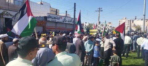 تجمع مردمی محکومیت جنایت های رژیم صهیونیستی علیه مردم فلسطین در ایلام