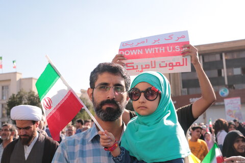 تصاویر| تجمع مردم شیراز در محکومیت رژیم صهیونیستی