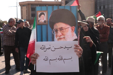 تصاویر| تجمع مردم شیراز در محکومیت رژیم صهیونیستی