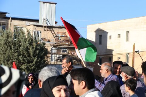 تجمع مردم بروجرد در حمایت از مردم مظلوم غزه