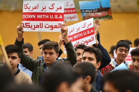 تصاویر/تجمع اعتراضی مردم شهرستان شوط در محکومیت جنایات رژیم صهیونیستی