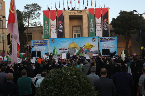 اجتماع بزرگ اعتراضی مردم اصفهان علیه جنایات رژیم صهیونیستی