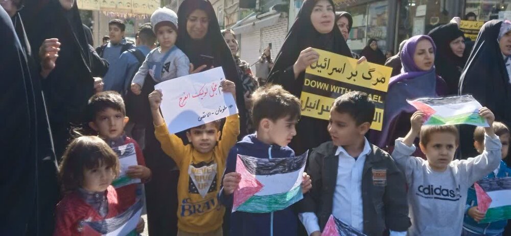 خروش مردم البرز در محکومیت جنایت جدید صهیونیستها در غزه + عکس