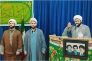 فیلم |تجمع اعتراضی طلاب مدرسه علمیه آل بیت (ع) بندرلنگه در محکومیت جنایات رژیم صهیونسیتی