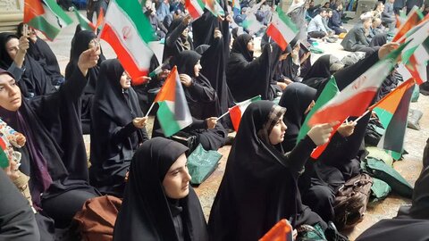 تصاویر/  تجمع مردم اردبیل در محکومیت اقدامات جنایت‌کارانه رژیم صهیونیستی و دفاع از مردم فلسطین