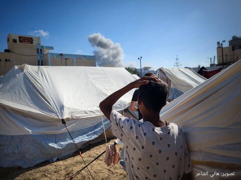 اردوگاه ساخته شده برای آوارارگان فلسطینی