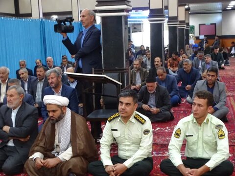 تصاویر/ اقامه نماز جمعه شهرستان چهاربرج