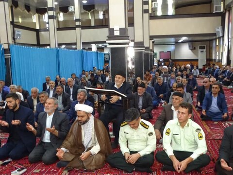 تصاویر/ اقامه نماز جمعه شهرستان چهاربرج