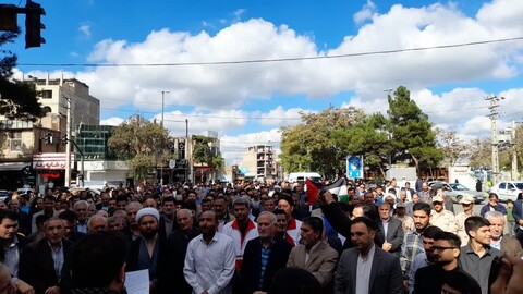 تصاویر/ اجتماع مردم پارس آباد در محکومیت جنایات رژیم صهیونیستی علیه مردم فلسطین