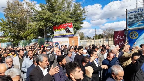 تصاویر/ اجتماع مردم پارس آباد در محکومیت جنایات رژیم صهیونیستی علیه مردم فلسطین