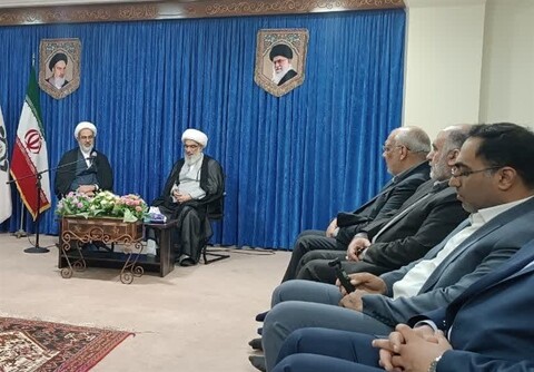 دیدار رئیس سازمان قضایی نیرو‌های مسلح با امام جمعه بوشهر
