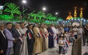 بالصور/ أهالي كربلاء يستنكرون الاعتداءات الصهيونيّة التي تطال الفلسطينيّين في غزّة