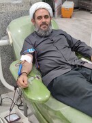 تصاویر/ اهدای خون توسط حوزویان بوشهر