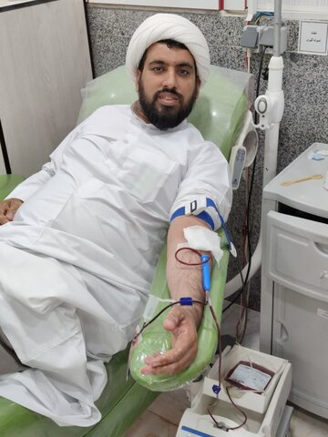 تصاویر/ اهدای خون حوزویان بوشهر