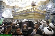 بالصور/ تشييع جثمان الفقيدآية الله محمد حسن الفاضل الكلبايكاني بمدينة قم المقدسة