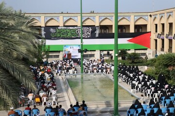 تصاویر/ تجمع طلاب و روحانیون شیعه و اهل سنت استان گلستان در محکومیت جنایات رژیم صهیونستی