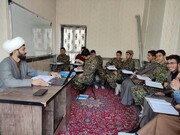 تجدید عهد سربازی طلاب مدرسه علمیه امام زین العابدین علیه السلام با امام زمان(عج)+عکس و فیلم