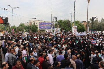 راهپیمایی حمایت از مردم مظلوم فلسطین و محکومیت جنایات اسرائیل در اهواز