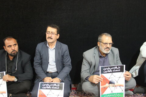 مراسم بزرگداشت شهدای غزه با حضور نماینده ولی فقیه در استان قزوین