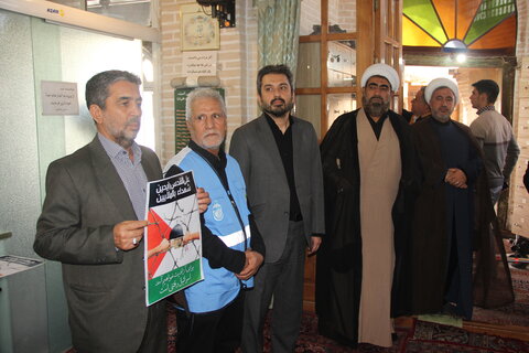 مراسم بزرگداشت شهدای غزه با حضور نماینده ولی فقیه در استان قزوین