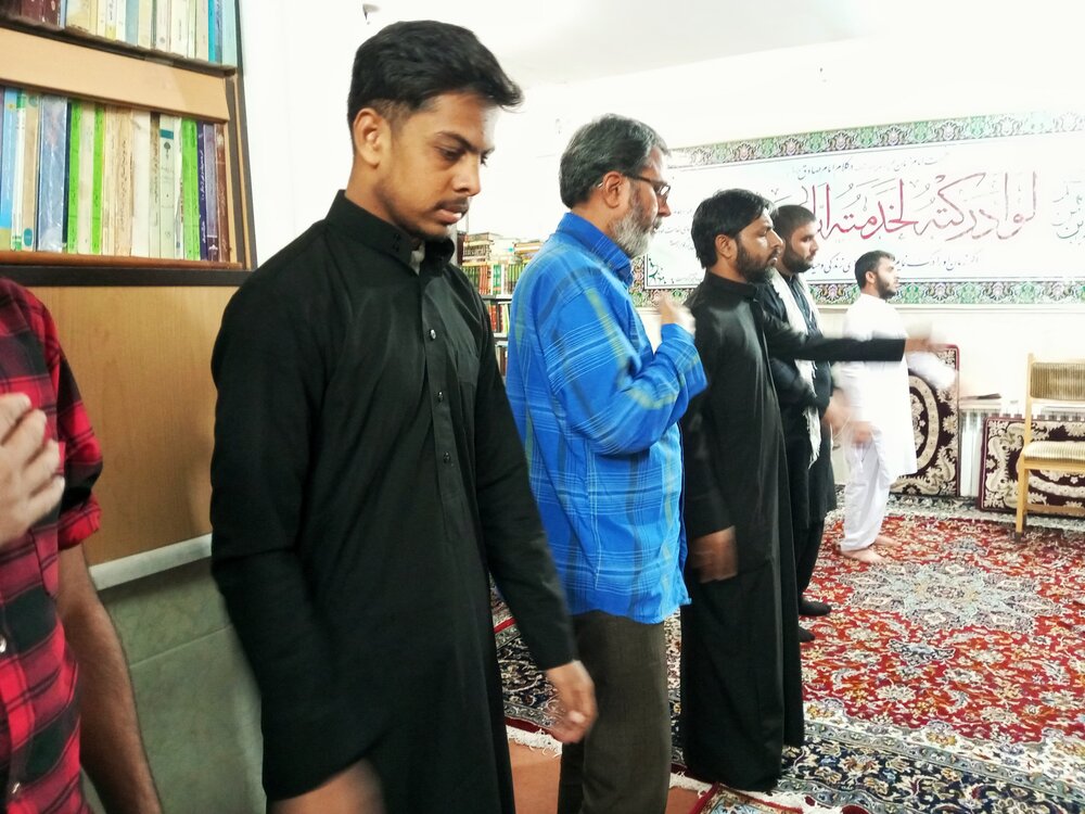 قم المقدسہ مدرسہ امام المتقینؑ میں شہادتِ معصومه قم (س) کی مناسبت سے مجلسِ عزاء کا اہتمام