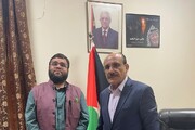 भारत में फिलिस्तीनी राजदूत ने जम्मू-कश्मीर के अध्यक्ष अंजुमन शरिया शिया को धन्यवाद दिया