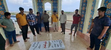 تصاویر / آیین غبار روبی مزار مطهر شهدای گمنام توسط بسیجیان محله شیخ آباد