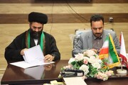 امضای تفاهم نامه ستاد امر به معروف و نهی از منکر و مرکز وکلای استان اردبیل