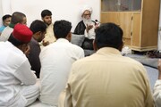 भारत और पाकिस्तान से आए हुए ज़ायरीन ने नजफ अशरफ में हज़रत आयतुल्लाहिल उज़मा अलहाज ह़ाफ़िज़ बशीर हुसैन नजफ़ी से मुलाकात की/फोंटों