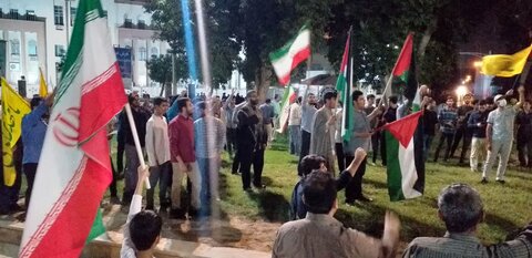 تجمع اعتراضی مردم انقلابی بوشهر