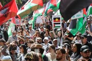 آسٹریلیا کے شہر میلبورن میں فلسطینیوں کی حمایت میں ہزاروں افراد کا مظاہرہ +تصاویر