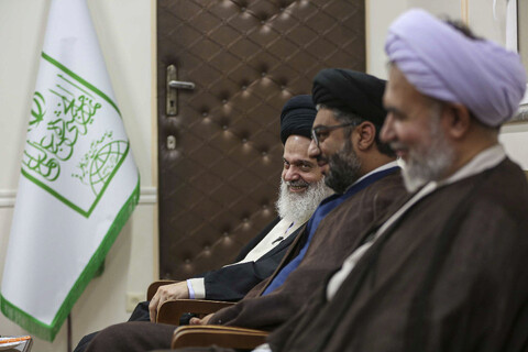 تصاویر/ دیدار تولیت مسجد مقدس جمکران با آیت الله حسینی بوشهری
