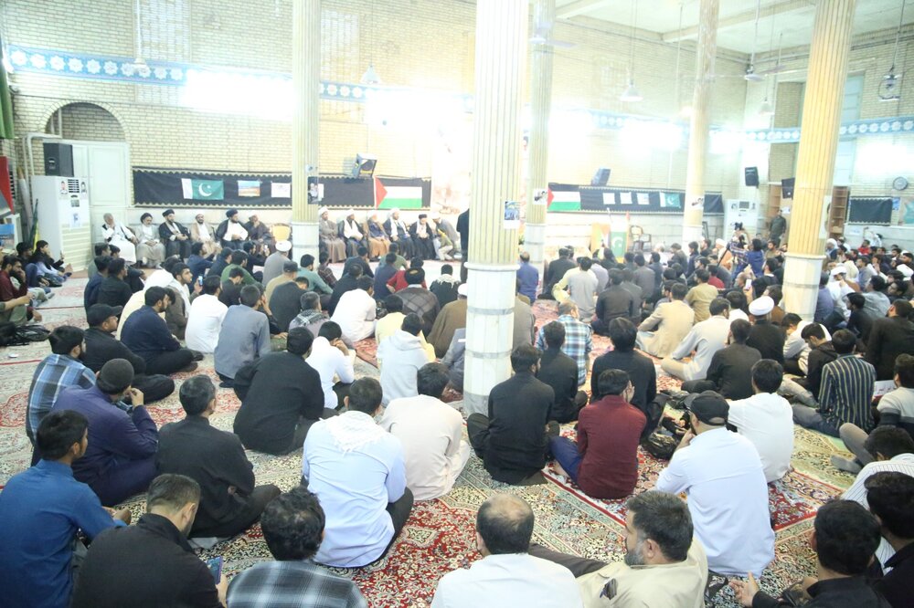 فلسطین میں جاری غاصب اسرائیل کے مظالم کی شدید الفاظ میں مذمت کرتے ہیں، مقررین