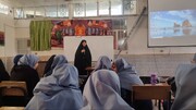 کلیپ| بازدید دانش آموزان دبیرستان متوسطه اول فطرت از مدرسه علمیه ریحانة النبی (س) اراک