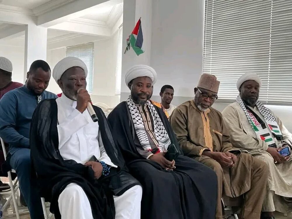 گردهمایی شیعیان کشور غنا در دفاع از مردم فلسطین + تصاویر