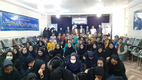 تصاویر/ دیدار  اعضای بسیج دانش آموزی شهرستان ترکمنچای با امام جمعه این شهرستان